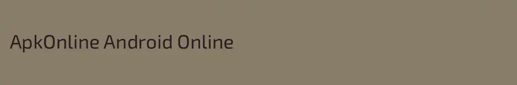 ApkOnline Android Online